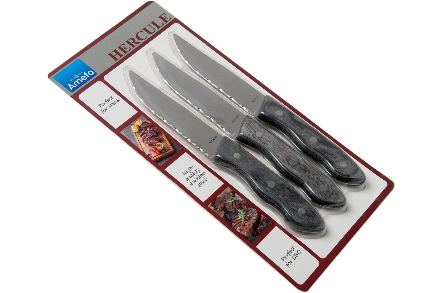 Amefa Hercule XXL 4917 Tres Cuchillos Para Carne - Imagen 6