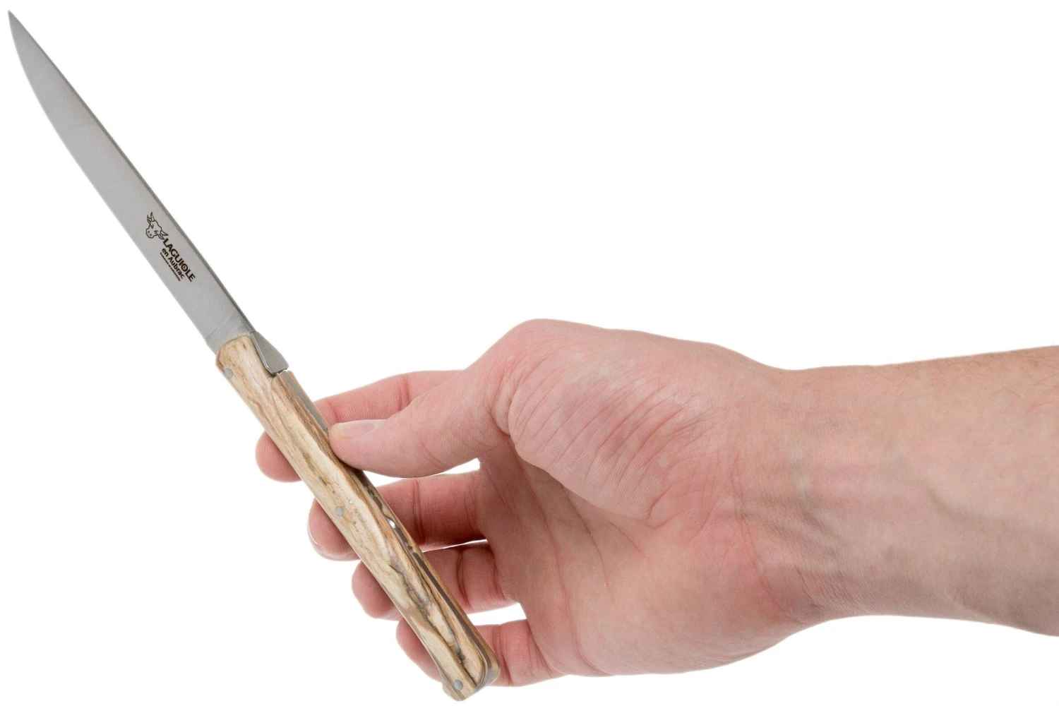 Laguiole En Aubrac Ancestral Juego De Cuchillos Para Carne 6-unidades De Madera De Haya - Imagen 8