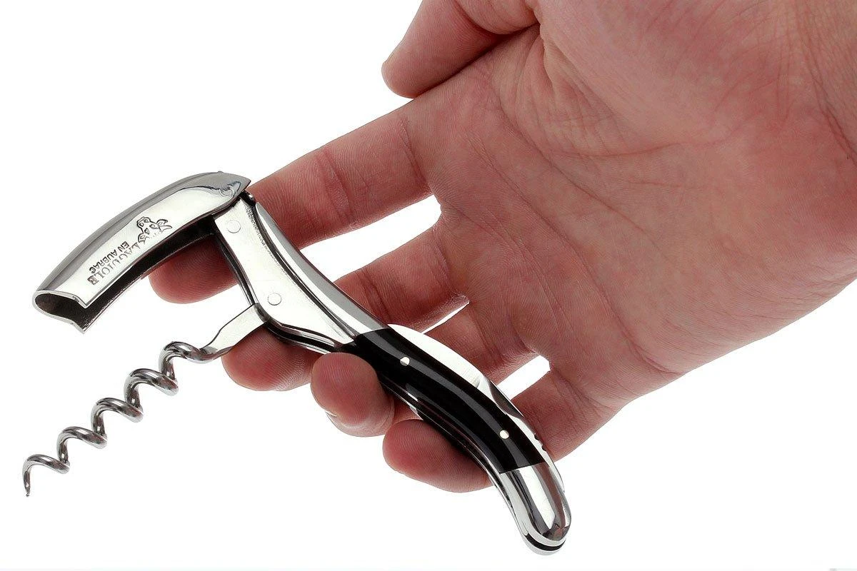 Laguiole En Aubrac Cuchillo Sommelier De Cuerno De Búfalo - Imagen 4