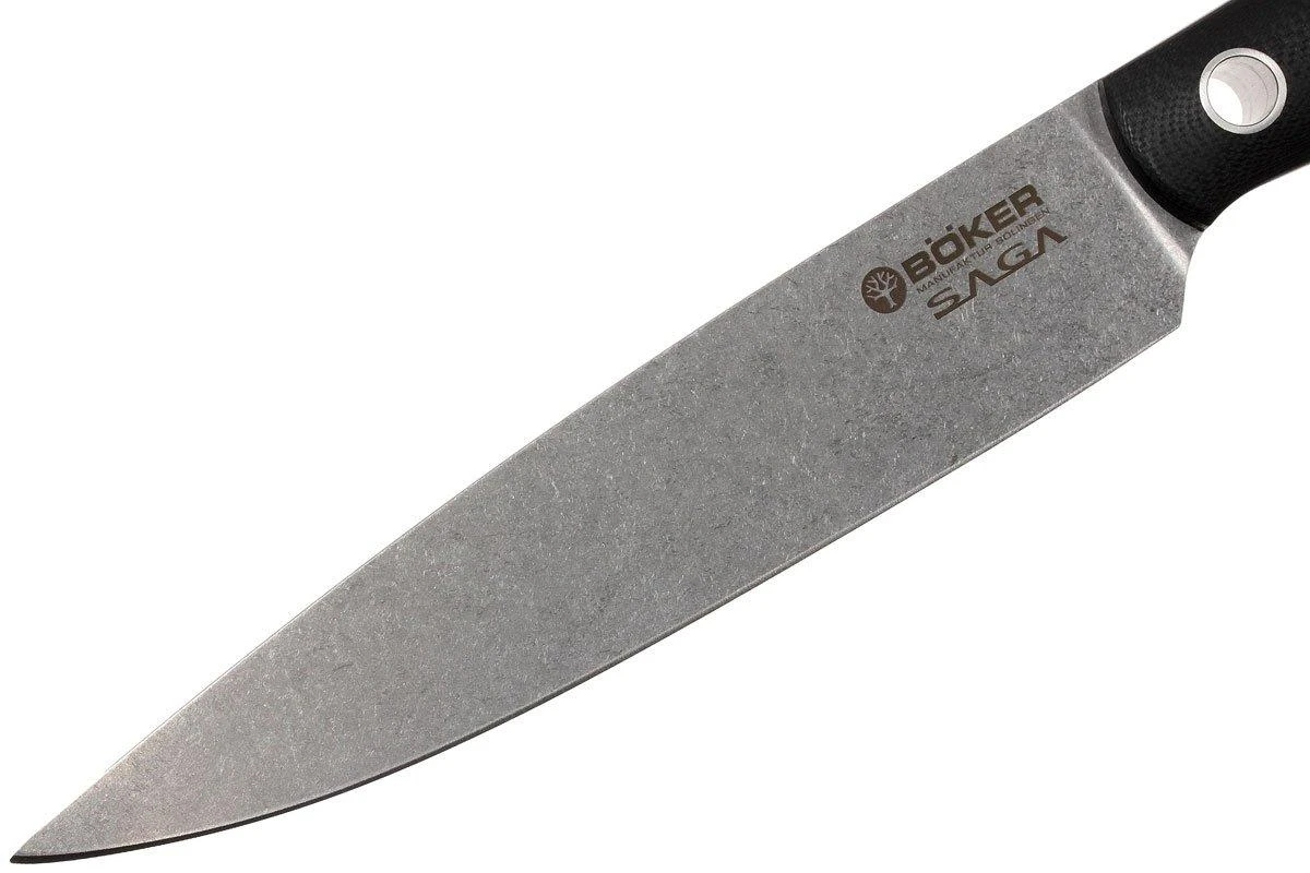 Böker 130265, Saga Cuchillo Multiusos 15cm, Stonewash Finish - Imagen 3