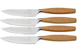Boska Oslo+ 320031 Roble, Juego De Cuchillos Para Carne De 4 Piezas