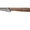 Due Cigni 1896, 2C1001NO Cuchillo Pelador 7 Cm, Madera De Nogal