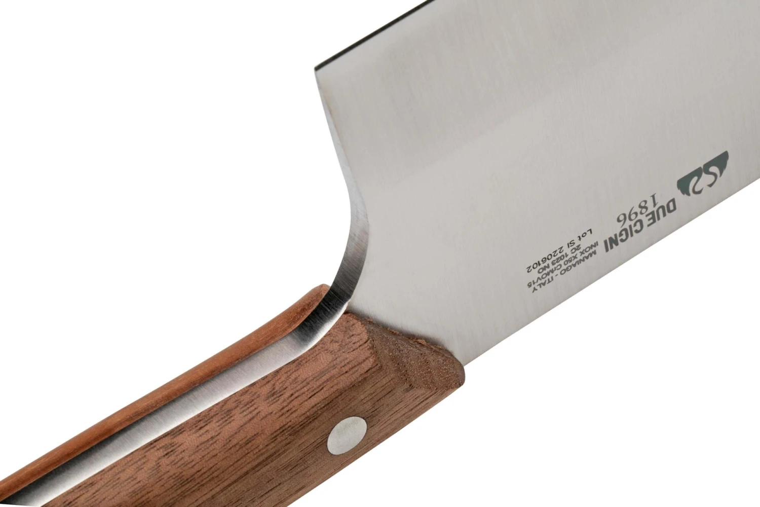 Due Cigni Cookout 1896, 2C1023NO Cuchillo Picador Madera De Nogal, 15 Cm - Imagen 5