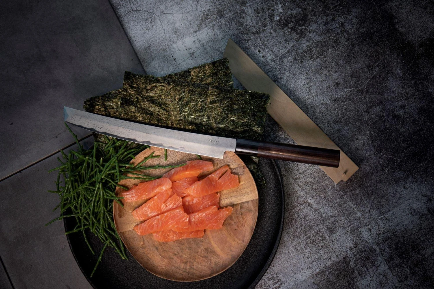 Eden Takobiki Ryoba 30 Cm, Madera De Sándalo Roja - Imagen 7