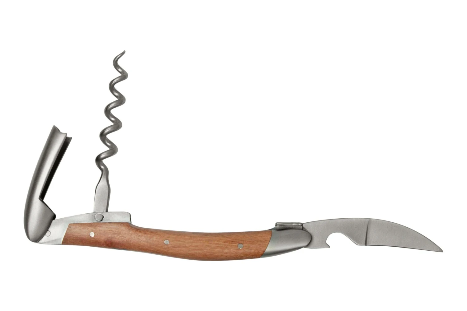 Forge De Laguiole SOMCE Sacacorchos De Camarero Con Funda, Madera De Vid - Imagen 2