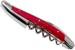 Forge De Laguiole SOMTCROU Sacacorchos De Camarero Rojo