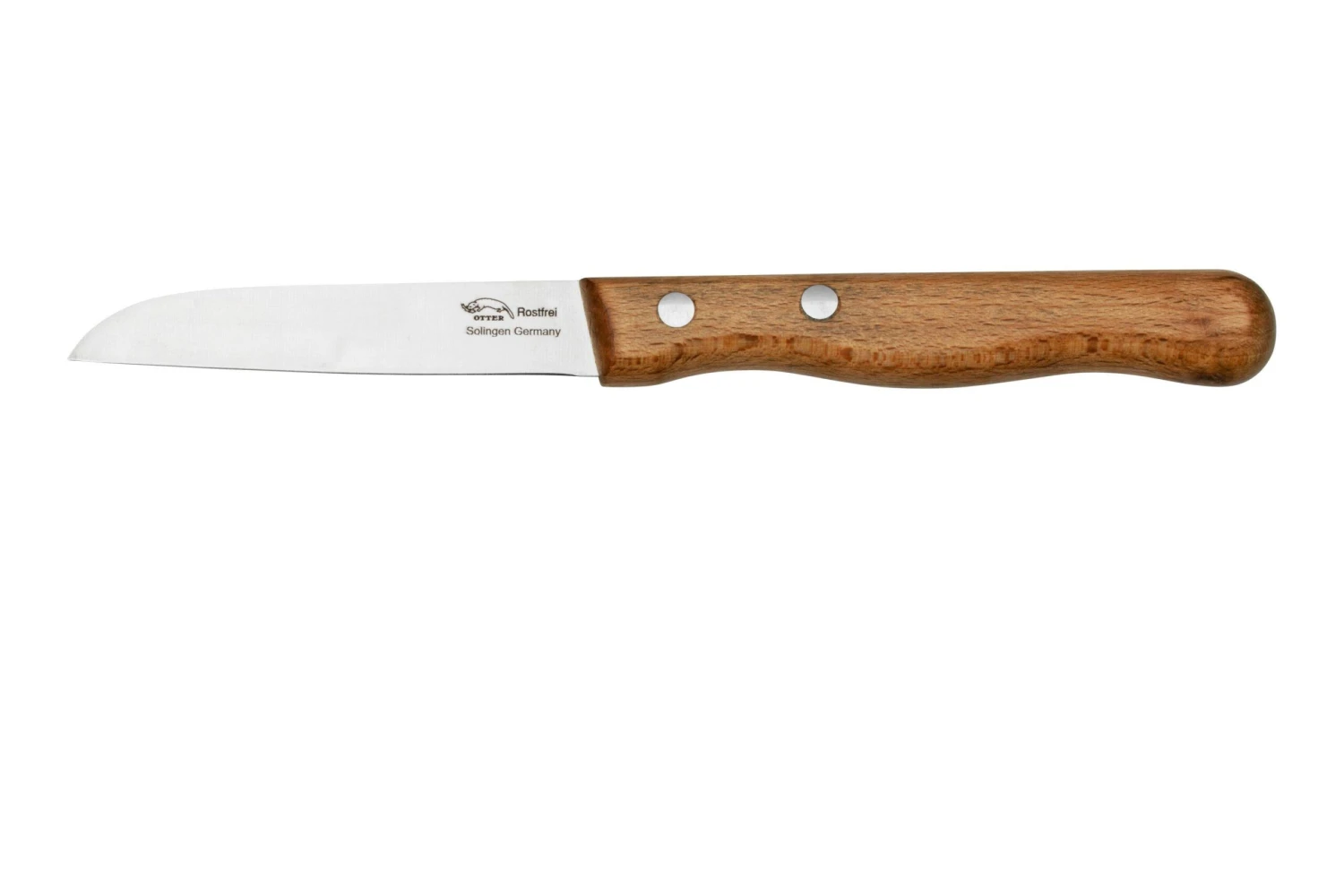 Otter Paring Knife 1021 OL Straight Strainless Olive, Pelador