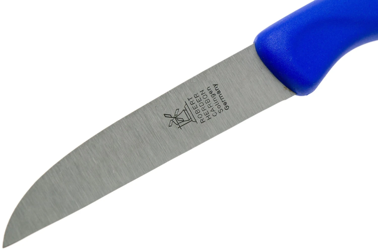 Robert Herder Cuchillo Pelador Clásico Recto De Carbono, Azul, 8.5 Cm - Imagen 3