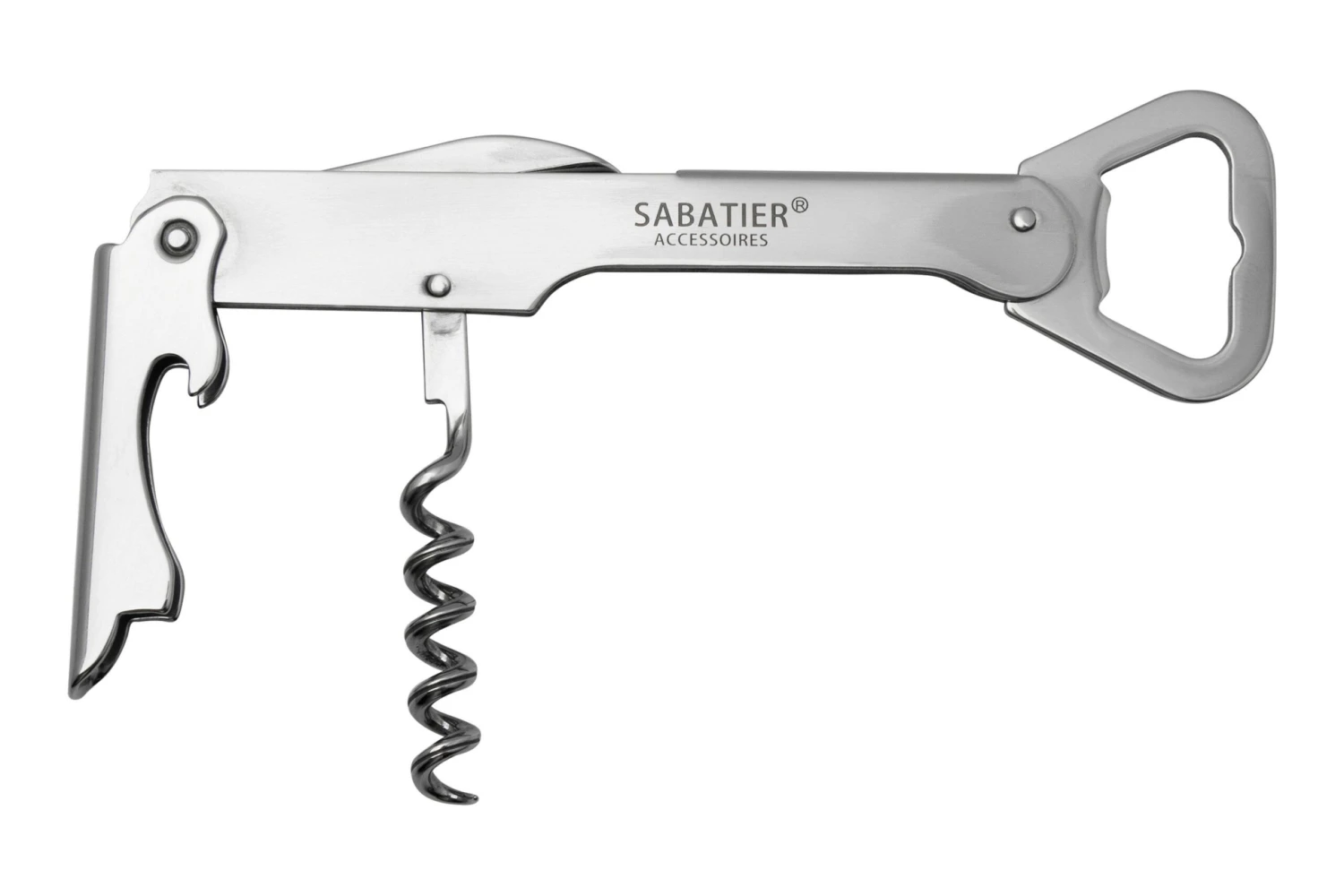 Lion Sabatier Corkscrew Nickel 018862 Abrebotellas Con Sacacorchos - Imagen 3
