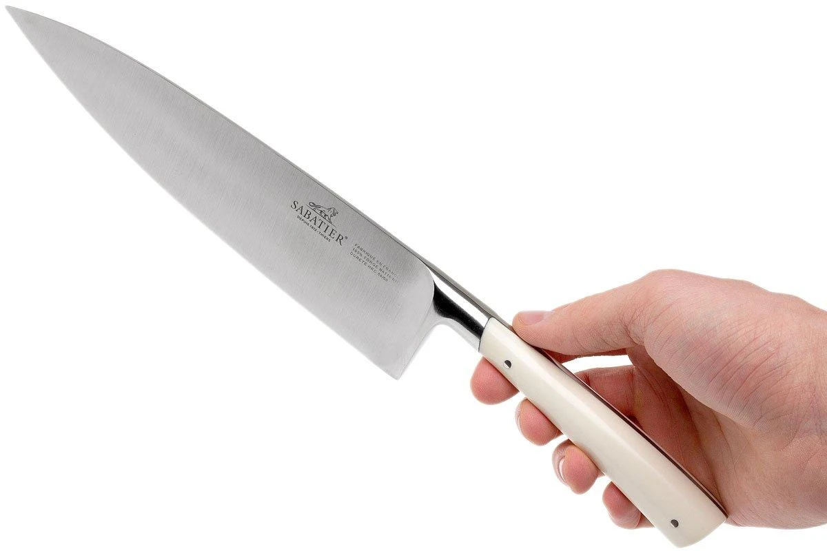 Lion Sabatier Edonist Perle Cuchillo De Chef 20 Cm, Blanco, 806581 - Imagen 7