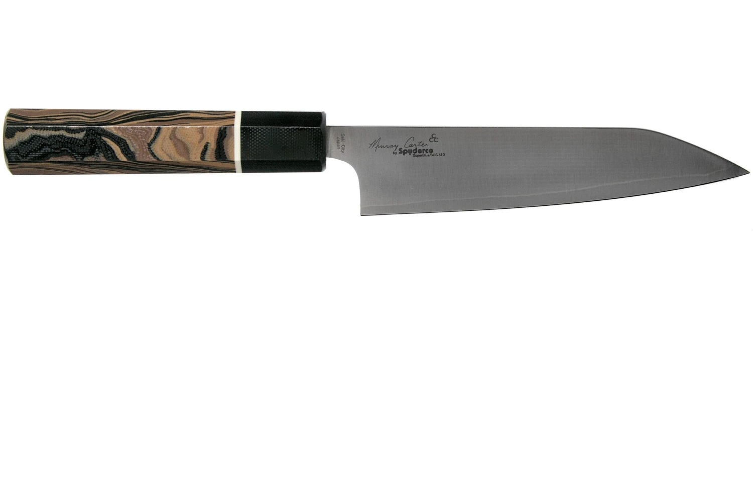 Spyderco Itamae Funayuki Murray Carter Collection, K16GPBNBK - Imagen 2