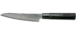 Tojiro Shippu Black Damascus Cuchillo Universal 13 Cm, FD-1592