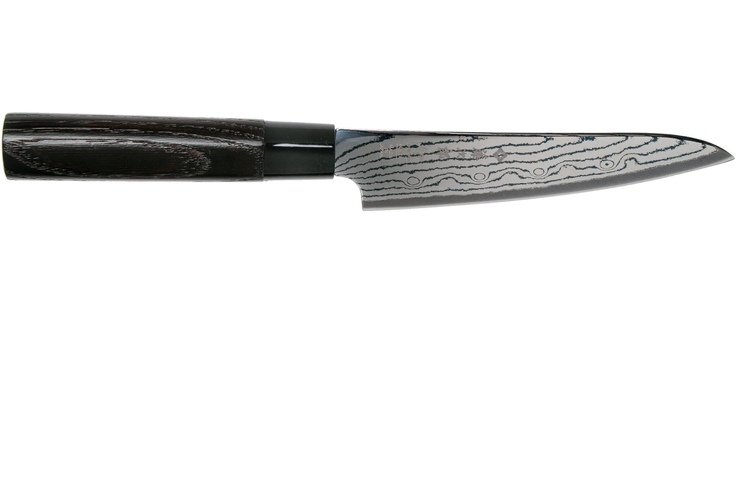 Tojiro Shippu Black Damascus Cuchillo Universal 13 Cm, FD-1592 - Imagen 2