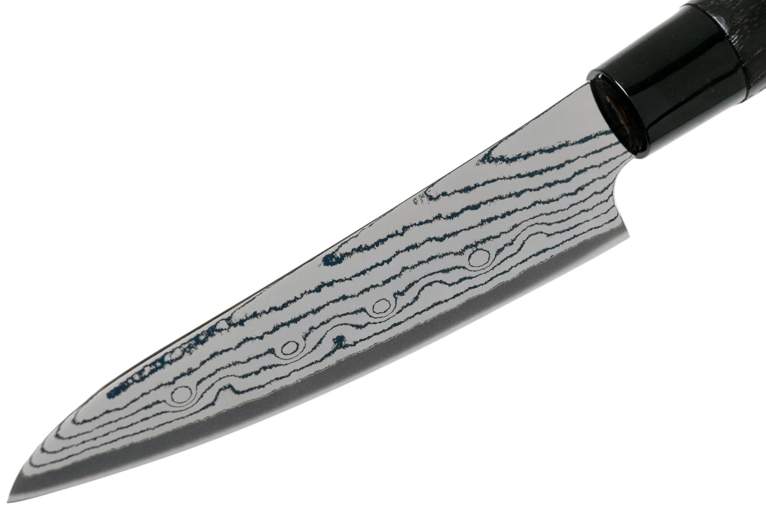 Tojiro Shippu Black Damascus Cuchillo Universal 13 Cm, FD-1592 - Imagen 3