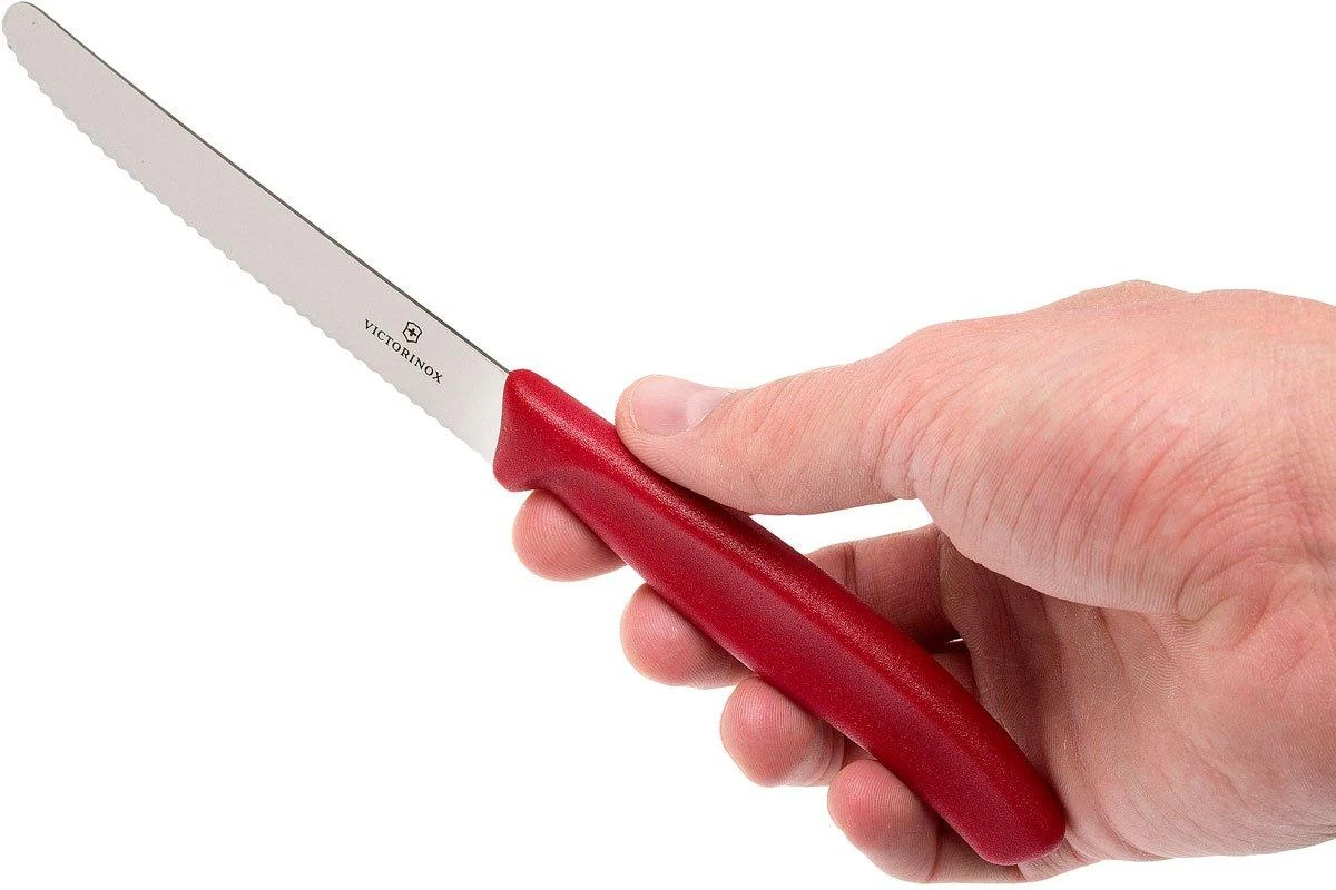 Victorinox SwissClassic Cuchillo De Verduras Rojo, Set De 3, 6.7111.31 - Imagen 5