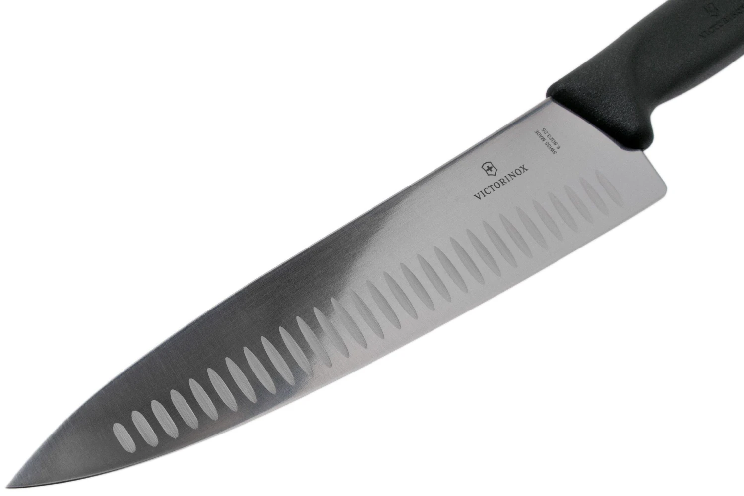 Victorinox SwissClassic 6.8023.25G Cuchillo Para Trinchar Con Hoyuelos 25 Cm, Negro - Imagen 3