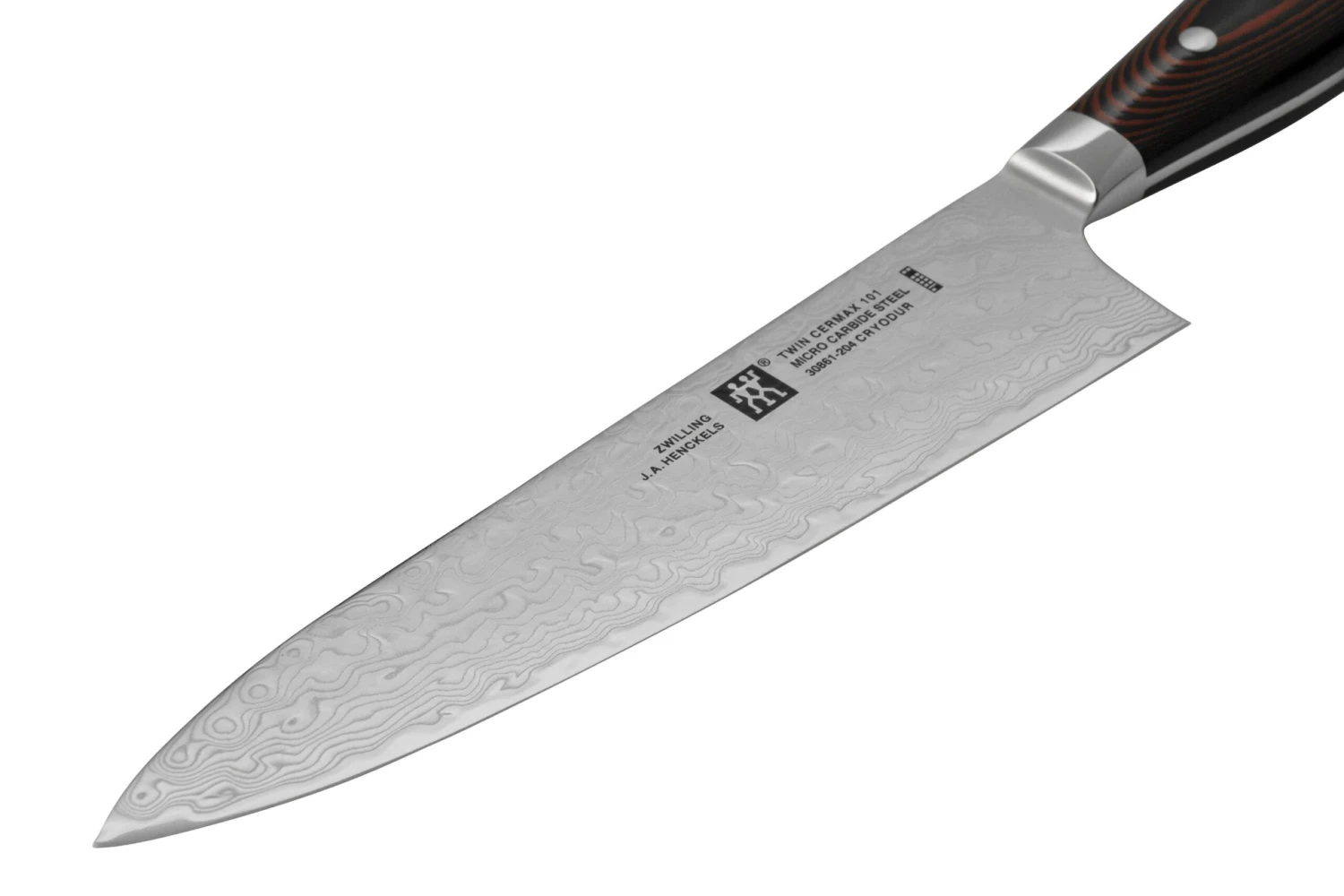 Zwilling Twin Cermax 30861-204-0, Cuchillo De Chef De Acero Damasco De 133 Capas, 20 Cm - Imagen 3